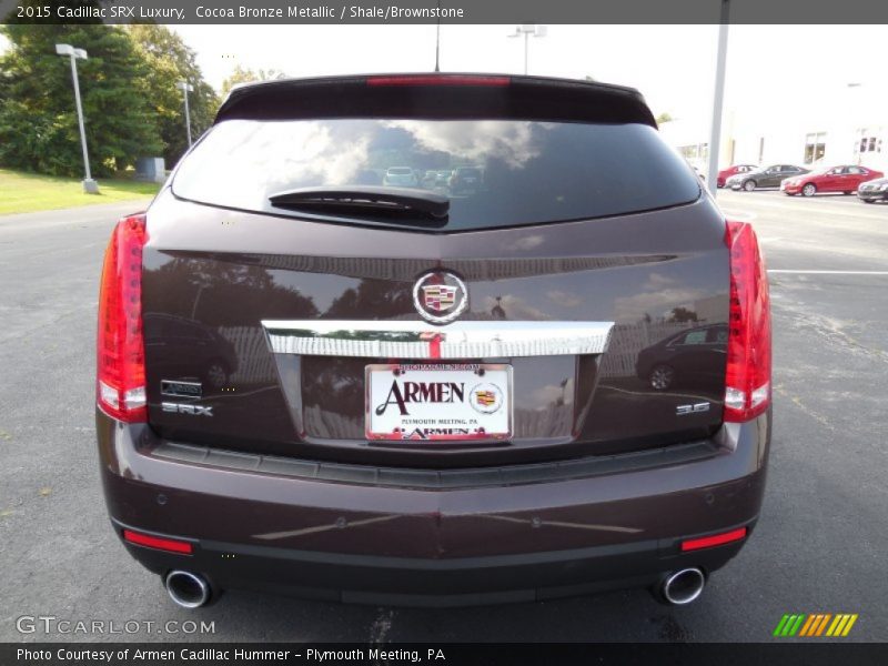 Cocoa Bronze Metallic / Shale/Brownstone 2015 Cadillac SRX Luxury