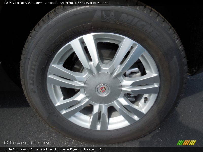 Cocoa Bronze Metallic / Shale/Brownstone 2015 Cadillac SRX Luxury