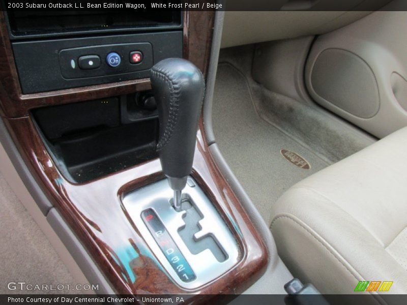 White Frost Pearl / Beige 2003 Subaru Outback L.L. Bean Edition Wagon