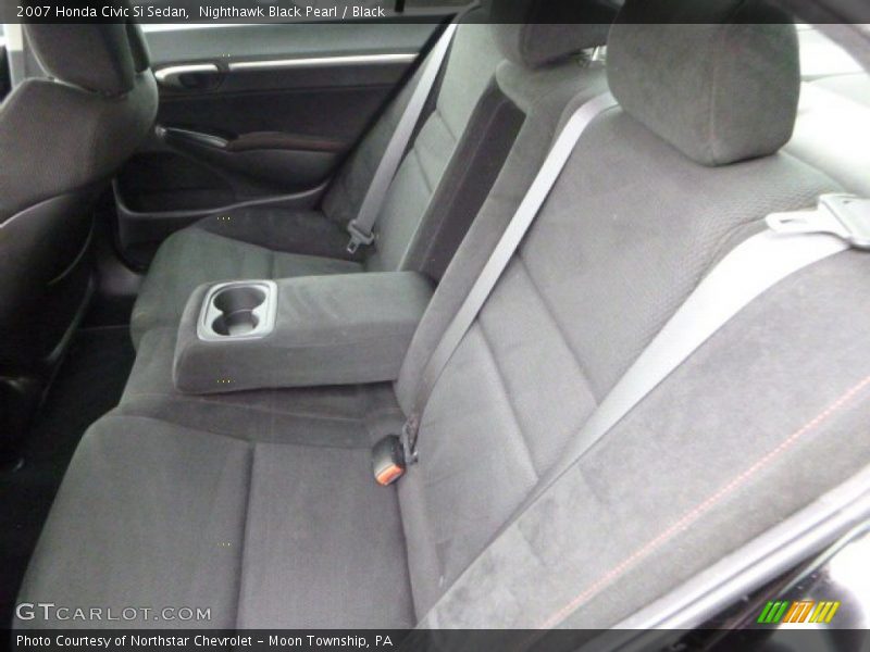 Nighthawk Black Pearl / Black 2007 Honda Civic Si Sedan