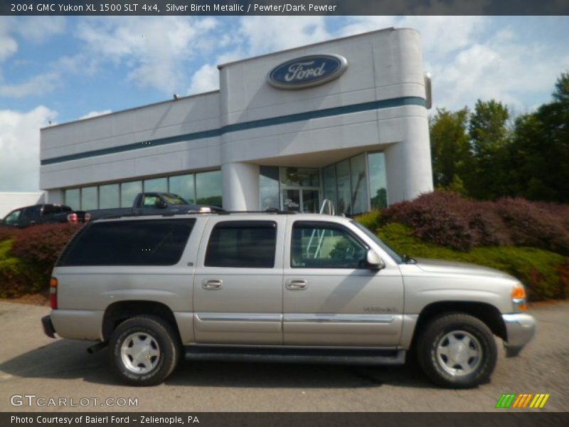Silver Birch Metallic / Pewter/Dark Pewter 2004 GMC Yukon XL 1500 SLT 4x4