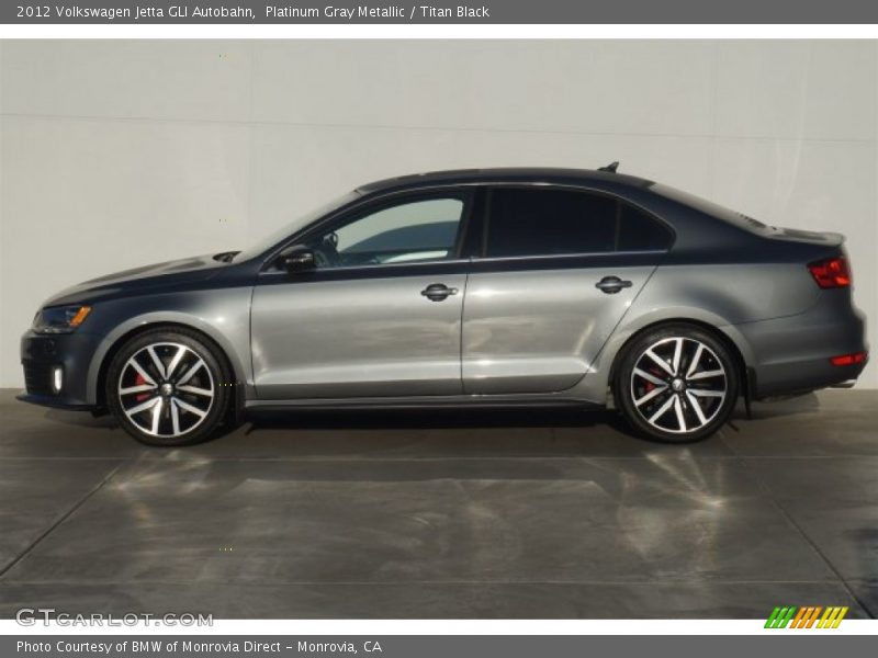 Platinum Gray Metallic / Titan Black 2012 Volkswagen Jetta GLI Autobahn