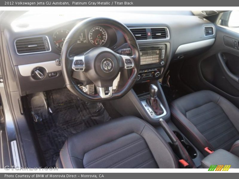 Platinum Gray Metallic / Titan Black 2012 Volkswagen Jetta GLI Autobahn