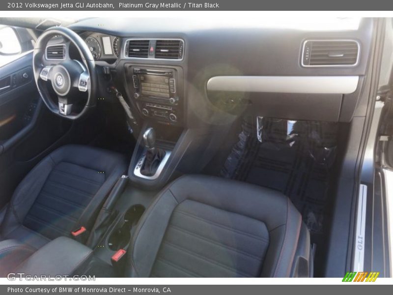 Platinum Gray Metallic / Titan Black 2012 Volkswagen Jetta GLI Autobahn
