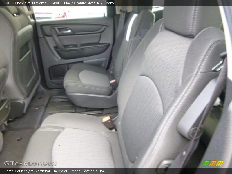 Black Granite Metallic / Ebony 2015 Chevrolet Traverse LT AWD