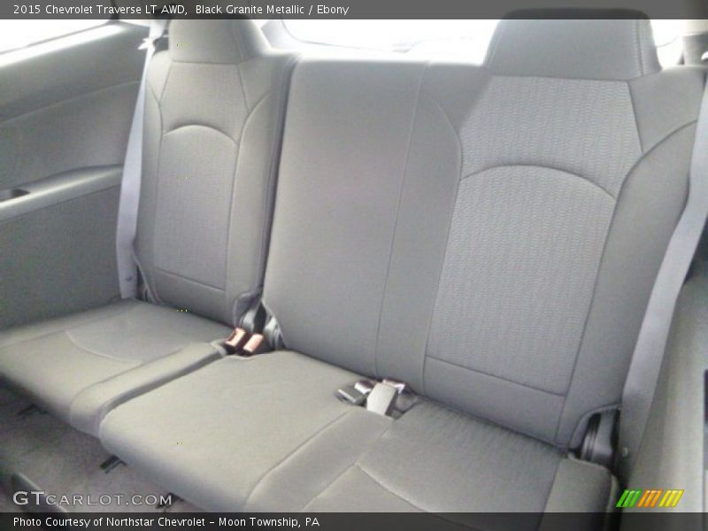 Black Granite Metallic / Ebony 2015 Chevrolet Traverse LT AWD