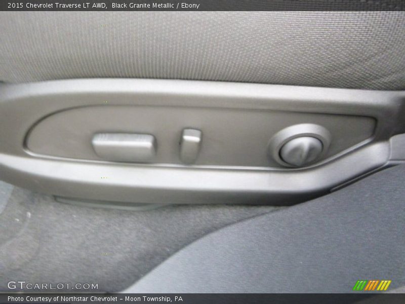 Black Granite Metallic / Ebony 2015 Chevrolet Traverse LT AWD