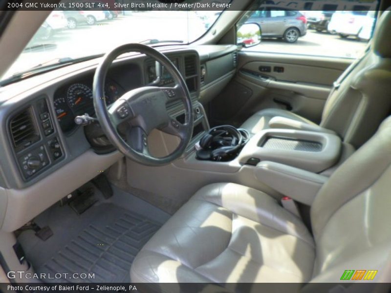 Silver Birch Metallic / Pewter/Dark Pewter 2004 GMC Yukon XL 1500 SLT 4x4