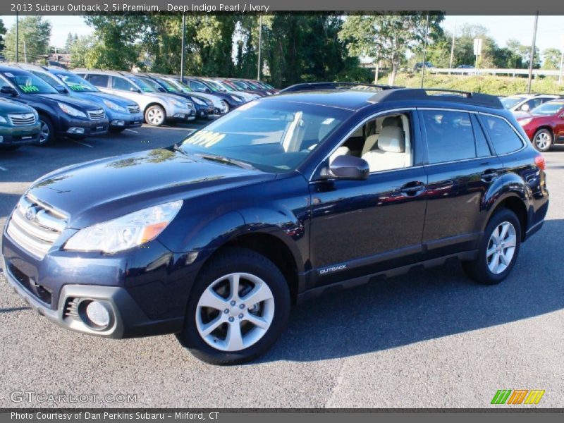 Deep Indigo Pearl / Ivory 2013 Subaru Outback 2.5i Premium