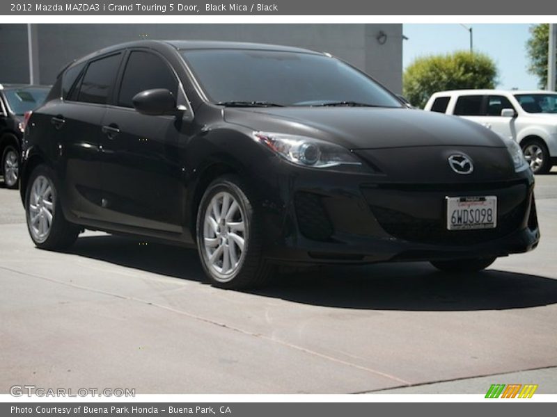Black Mica / Black 2012 Mazda MAZDA3 i Grand Touring 5 Door