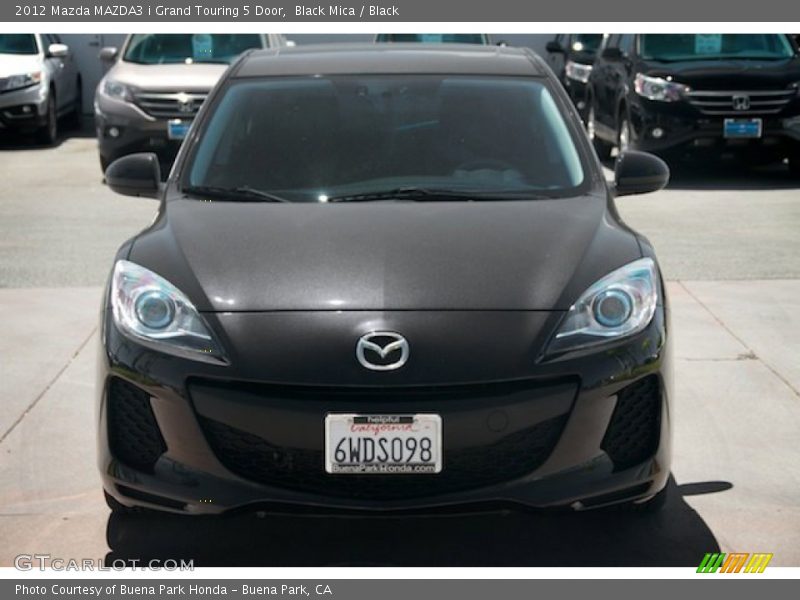 Black Mica / Black 2012 Mazda MAZDA3 i Grand Touring 5 Door