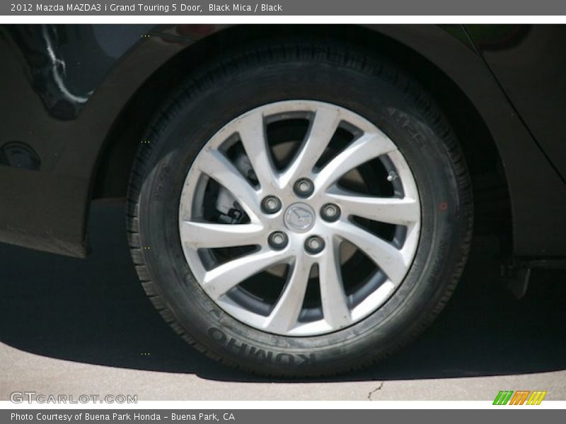 Black Mica / Black 2012 Mazda MAZDA3 i Grand Touring 5 Door