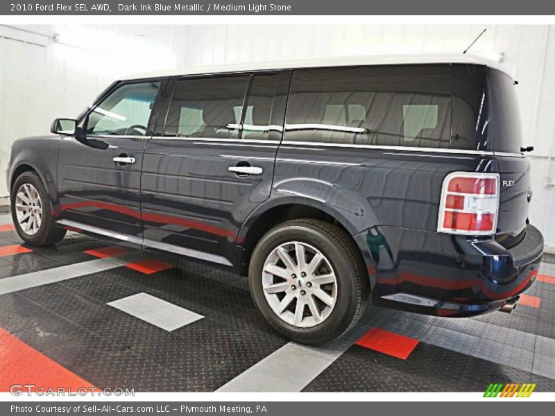 Dark Ink Blue Metallic / Medium Light Stone 2010 Ford Flex SEL AWD