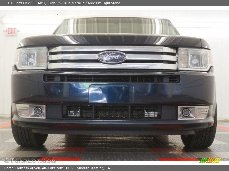 Dark Ink Blue Metallic / Medium Light Stone 2010 Ford Flex SEL AWD
