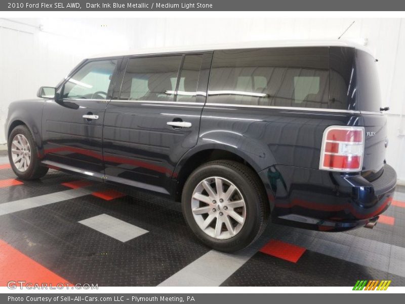 Dark Ink Blue Metallic / Medium Light Stone 2010 Ford Flex SEL AWD