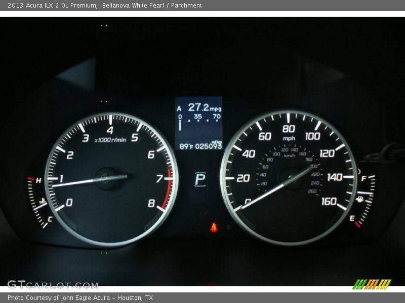 Bellanova White Pearl / Parchment 2013 Acura ILX 2.0L Premium