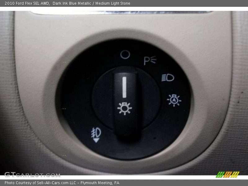 Dark Ink Blue Metallic / Medium Light Stone 2010 Ford Flex SEL AWD