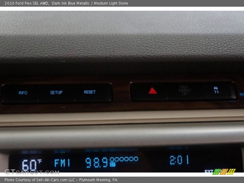 Dark Ink Blue Metallic / Medium Light Stone 2010 Ford Flex SEL AWD