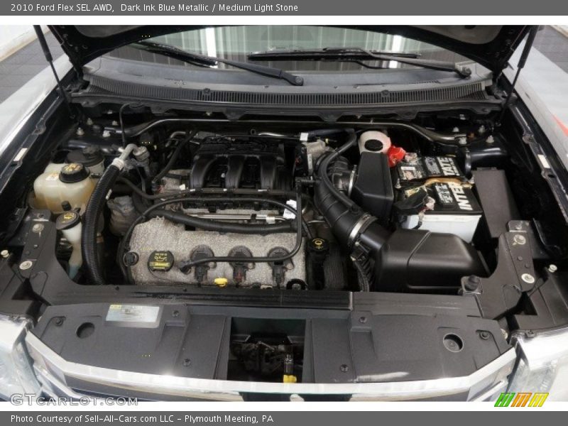 Dark Ink Blue Metallic / Medium Light Stone 2010 Ford Flex SEL AWD