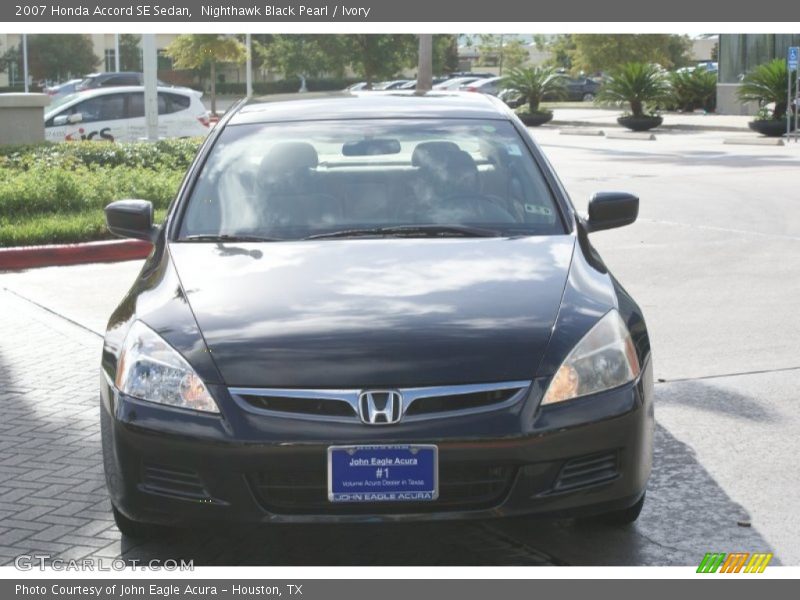 Nighthawk Black Pearl / Ivory 2007 Honda Accord SE Sedan