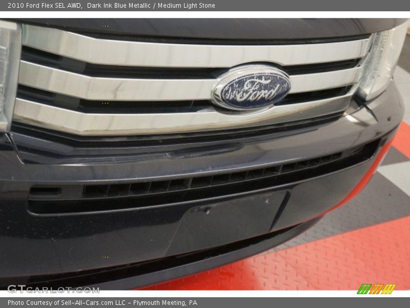 Dark Ink Blue Metallic / Medium Light Stone 2010 Ford Flex SEL AWD