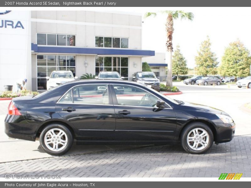 Nighthawk Black Pearl / Ivory 2007 Honda Accord SE Sedan