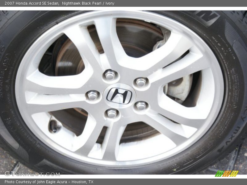 Nighthawk Black Pearl / Ivory 2007 Honda Accord SE Sedan