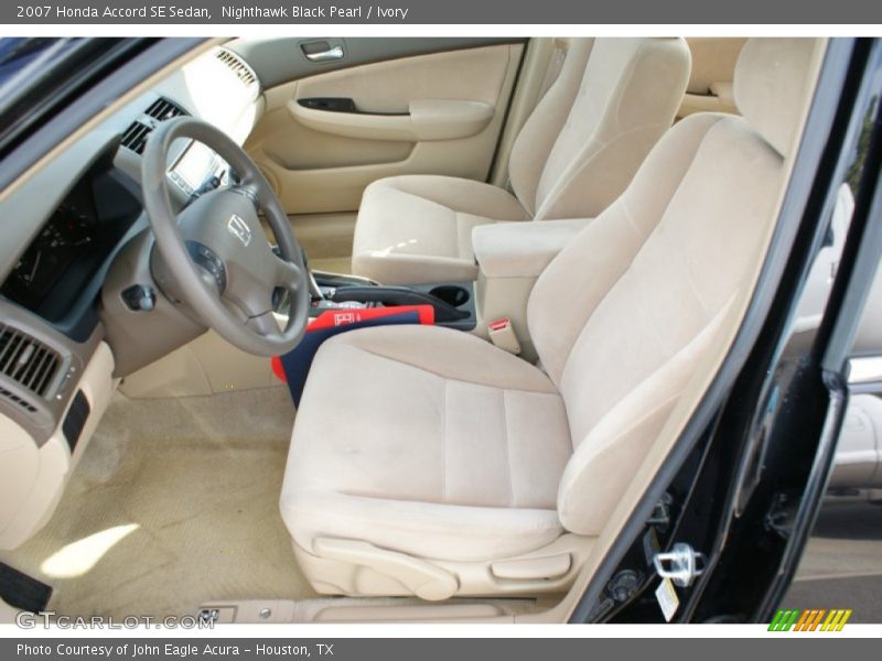 Nighthawk Black Pearl / Ivory 2007 Honda Accord SE Sedan