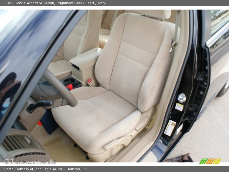 Nighthawk Black Pearl / Ivory 2007 Honda Accord SE Sedan