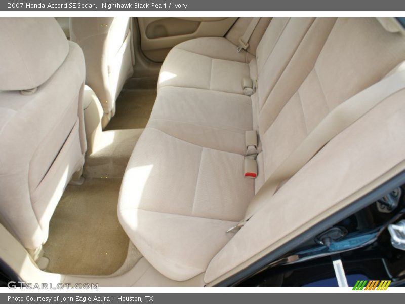 Nighthawk Black Pearl / Ivory 2007 Honda Accord SE Sedan