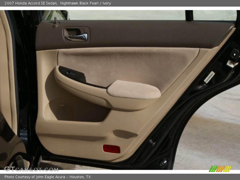 Nighthawk Black Pearl / Ivory 2007 Honda Accord SE Sedan