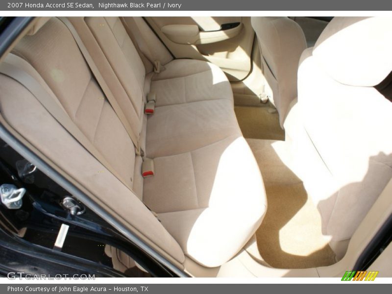 Nighthawk Black Pearl / Ivory 2007 Honda Accord SE Sedan