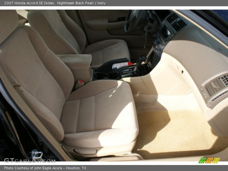 Nighthawk Black Pearl / Ivory 2007 Honda Accord SE Sedan