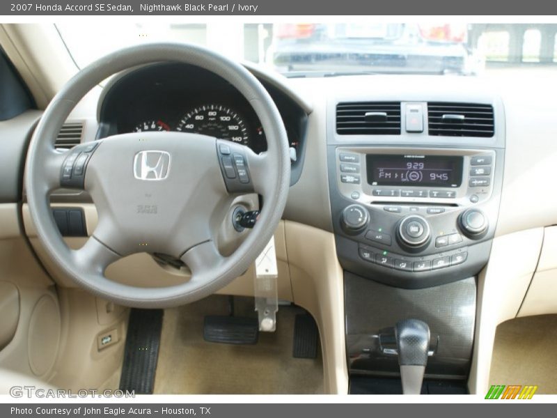 Nighthawk Black Pearl / Ivory 2007 Honda Accord SE Sedan