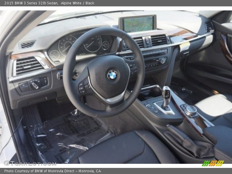 Alpine White / Black 2015 BMW 3 Series 328i Sedan