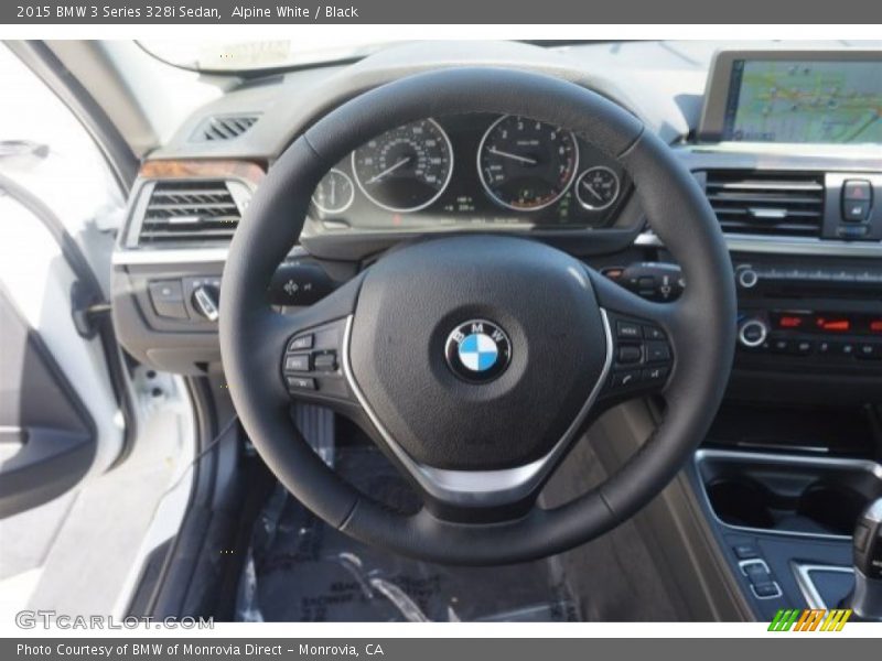 Alpine White / Black 2015 BMW 3 Series 328i Sedan