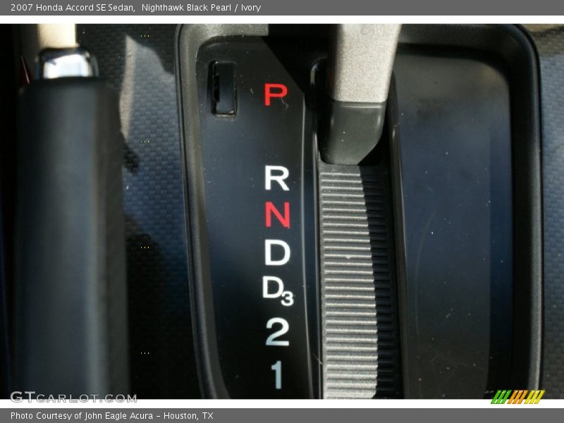 Nighthawk Black Pearl / Ivory 2007 Honda Accord SE Sedan