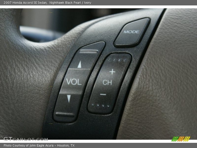 Nighthawk Black Pearl / Ivory 2007 Honda Accord SE Sedan