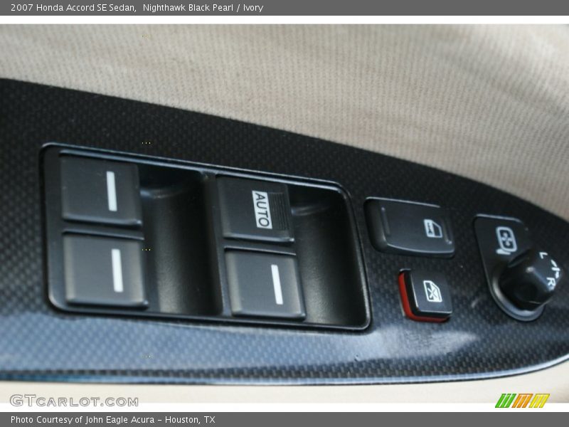 Nighthawk Black Pearl / Ivory 2007 Honda Accord SE Sedan