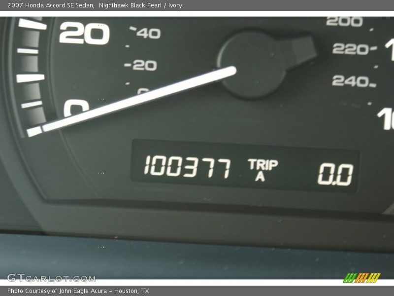 Nighthawk Black Pearl / Ivory 2007 Honda Accord SE Sedan