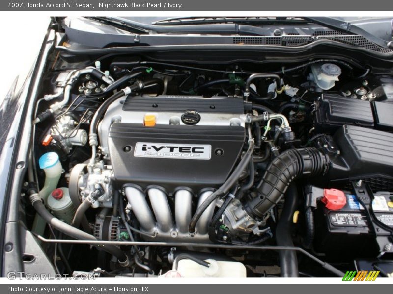 Nighthawk Black Pearl / Ivory 2007 Honda Accord SE Sedan