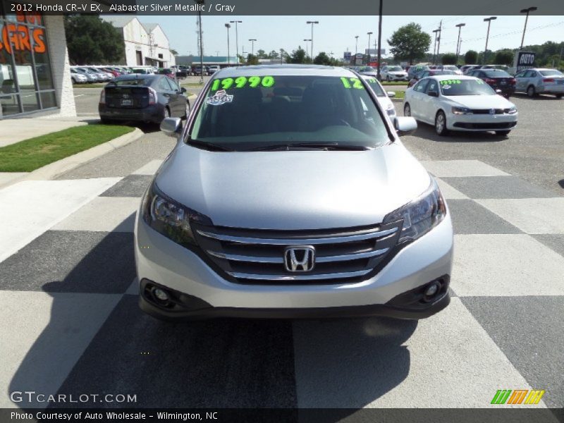 Alabaster Silver Metallic / Gray 2012 Honda CR-V EX