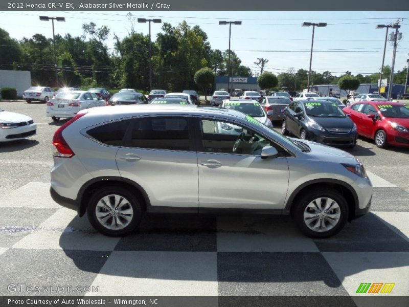 Alabaster Silver Metallic / Gray 2012 Honda CR-V EX