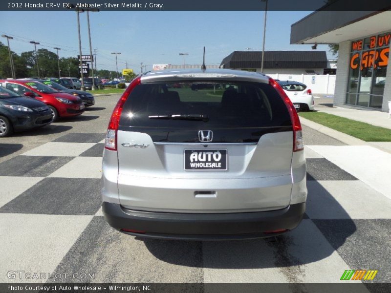 Alabaster Silver Metallic / Gray 2012 Honda CR-V EX
