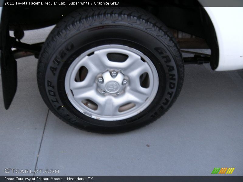 Super White / Graphite Gray 2011 Toyota Tacoma Regular Cab