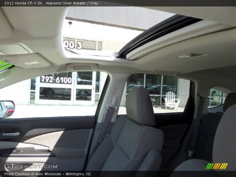 Alabaster Silver Metallic / Gray 2012 Honda CR-V EX