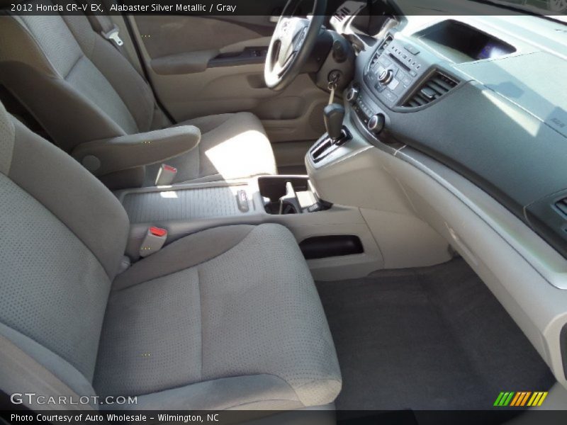 Alabaster Silver Metallic / Gray 2012 Honda CR-V EX