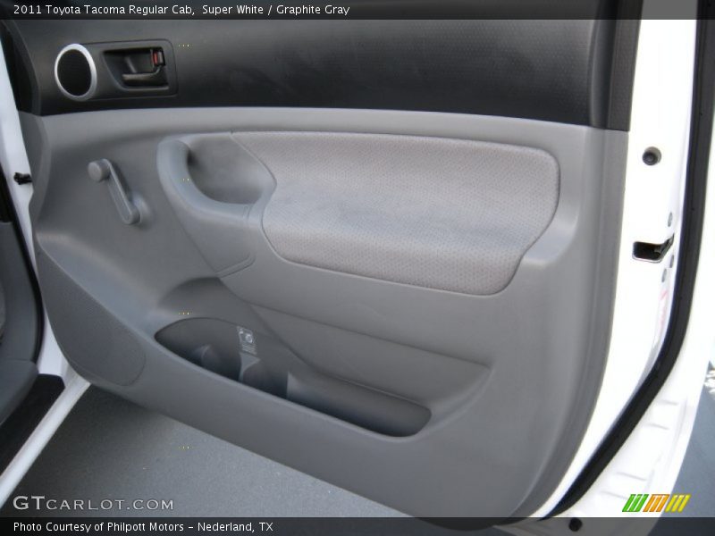 Super White / Graphite Gray 2011 Toyota Tacoma Regular Cab