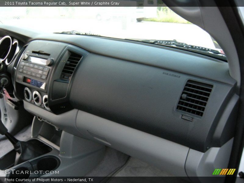 Super White / Graphite Gray 2011 Toyota Tacoma Regular Cab