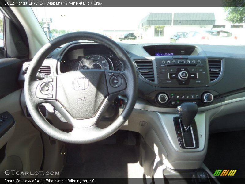 Alabaster Silver Metallic / Gray 2012 Honda CR-V EX